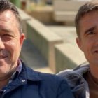 José Antonio Dorado Bielsa (a la izquierda de la foto) junto a su hermano Javier.