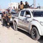 Combatientes del ejército del nuevo gobierno sirio liderado por Ahmed Al-Sharaa.