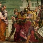 Paolo Veronese, 'Jesús y el centurión' (1571, detalle).