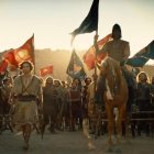 El ejército de Israel se enfrenta a los filisteos de Goliat, en la teleserie Casa de David