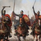 El Soldado quiere cargar teniendo a su lado camaradas de armas, aunque no coincida con ellos en todo ni sean perfectos. 'La carga de los tres reyes' de Augusto Ferrer-Dalmau muestra a Alfonso VIII de Castilla, Pedro II de Aragón y Sancho VII de Navarra en la batalla de las Navas de Tolosa, el 16 de julio de 1212.