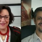 María Vallejo-Nágera y Simón Delacre.
