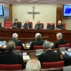 Un momento de la primera jornada de la Asamblea Plenaria de los obispos españoles.