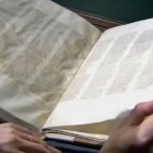 El Codex Sinaiticus, manuscrito bíblico del siglo IV que se conserva en la British Library.