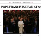 Portada Papa Francisco del The New York Times.