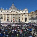 La Plaza de San Pedro, abarrotada para el funeral de Francisco.