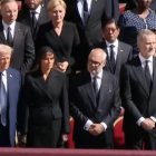 Felipe VI y Donald Trump.