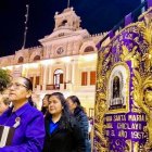Misa ante la catedral de Chiclayo por el Papa León XIV, el 10 de mayo de 2025