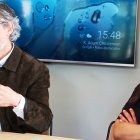 El filósofo francés Fabrice Hadjadj y su esposa, Siffreine Michel.