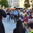 Bendición en el Rosario por la Juventud de España.