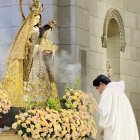La Virgen de Consolación y Correa, en la catedral de Manila en 2024, de origen agustino, patrona de Intramuros, la ciudad vieja filipina