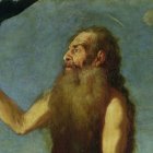 San Onofre, el anacoreta que impresionó a muchos, tal como lo pinta Francisco Collantes hacia 1645