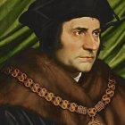 El canciller Tomás Moro (1478-1535), en un retrato de Hans Holbein el Joven (1527).