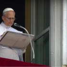 El Papa León XIV en el rezo del Ángelus de Corpus Christi, el día que EEUU bombardeó Irán