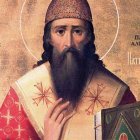 San Cirilo de Alejandría, un monje decisivo en el Concilio de Éfeso, donde se proclamó el dogma de la maternidad divina de María.