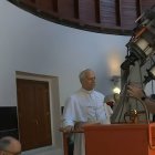 Papa León XIV en el Observatorio Vaticano