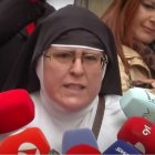 Ocho de las exclarisas acudieron al juicio para hablar con la prensa, decir que ellas son las católicas y, el resto, una Iglesia Conciliar