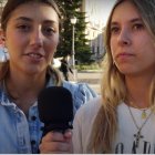 Delia y Teresa son unas jóvenes peregrinas de la diócesis de Valladolid que van al Jubileo de los Jóvenes a Roma