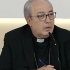 César García Magán, secretario de la Conferencia Episcopal Española, explicó este jueves los acuerdos de su comisión permanente.
