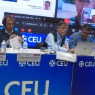 Mesa redonda sobre libertad y determinismo en el IV Congreso de la Sociedad de Científicos Católicos, en San Pablo CEU, Madrid