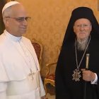 León XIV y el Patriarca Bartolomé de Constantinopla