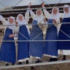Las monjas del monasterio de Azille.