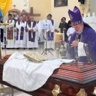 Funeral del padre Bertoldo Pantaleón Estrada en octubre de 2025 en la diócesis de Chilpancingo, México
