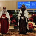 José María Sánchez Lamadrid, párroco de Santo Domingo, en Algete, recibe a los Reyes Magos a inicios de 2026