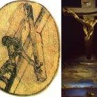 El dibujo de Cristo Crucificado de San Juan de la Cruz inspiró al de Salvador Dalí (1904-1989).