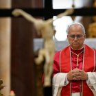 El Papa León XIV, meditativo, en el Jubileo de la Consolación en septiembre de 2025