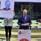 Un momento de la Noche de los Testigos del año pasado, con los mártires y perseguidos muy presentes.