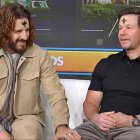 Jonathan Roumie (izda. de la foto) y Mark Wahlberg compartieron Ceniza y confesión de fe.