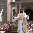 La Pasión en Domingo de Ramos en Iztapalapa, México; su Semana Santa es Patrimonio Inmaterial de la Humanidad