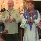 Un bautizo rociero de la Hermandad del Rocío, de Jerez, en la Vigilia de Pentecostés de 2026
