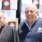 Del Toso, nuncio en Jordania, en 2024, con ayuda de Cáritas y la organización hachemita JHCO para Gaza