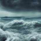 mar-olas-nubes-tormenta-viento-luz