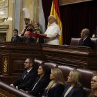 León XIV en su histórico discurso en el Congreso de los Diputados en Madrid, España