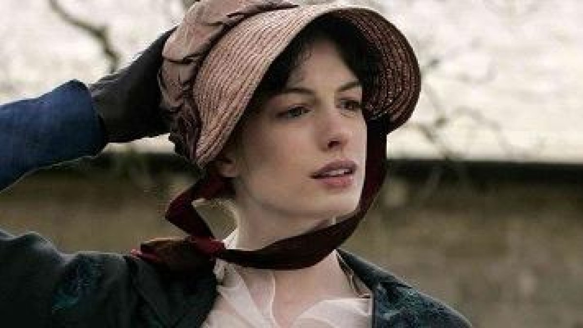Anne Hathaway interpretó a Jane Austen en 'Becoming Jane [La joven Jane Austen]', dirigida en 2007 por Julian Jarrold.