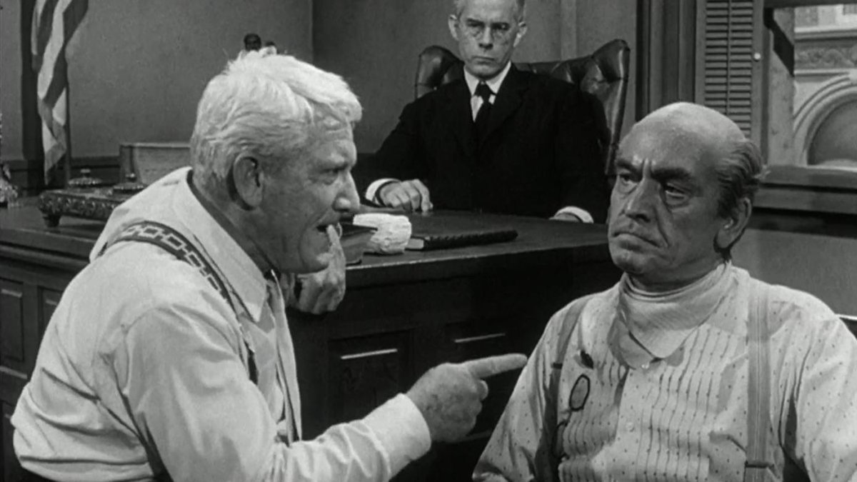 'La herencia del viento [Inherit the wind]', la película de 1960 dirigida por Stanley Kramer y protagonizada por estrellas como Spencer Tracy (en la imagen) y Gene Kelly, sirvió a la campaña propagandística en torno al Juicio del Mono.