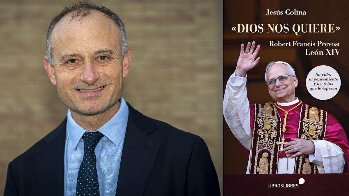 Jesús Colina, vaticanista desde hace más de treinta años, es el autor de 'Dios nos quiere', el primer libro en el mercado español sobre León XIV.