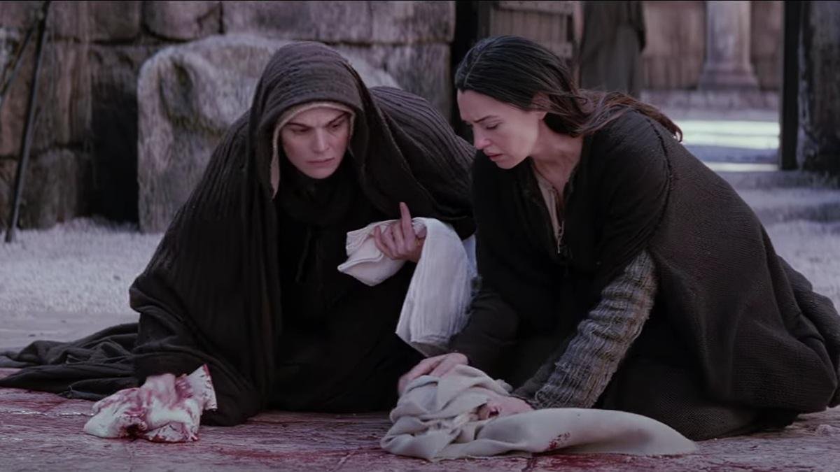 Escena de La Pasión de Cristo.