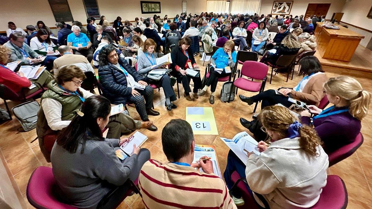Un momento de los trabajos por grupos que tuvieron lugar durante el Encuentro.