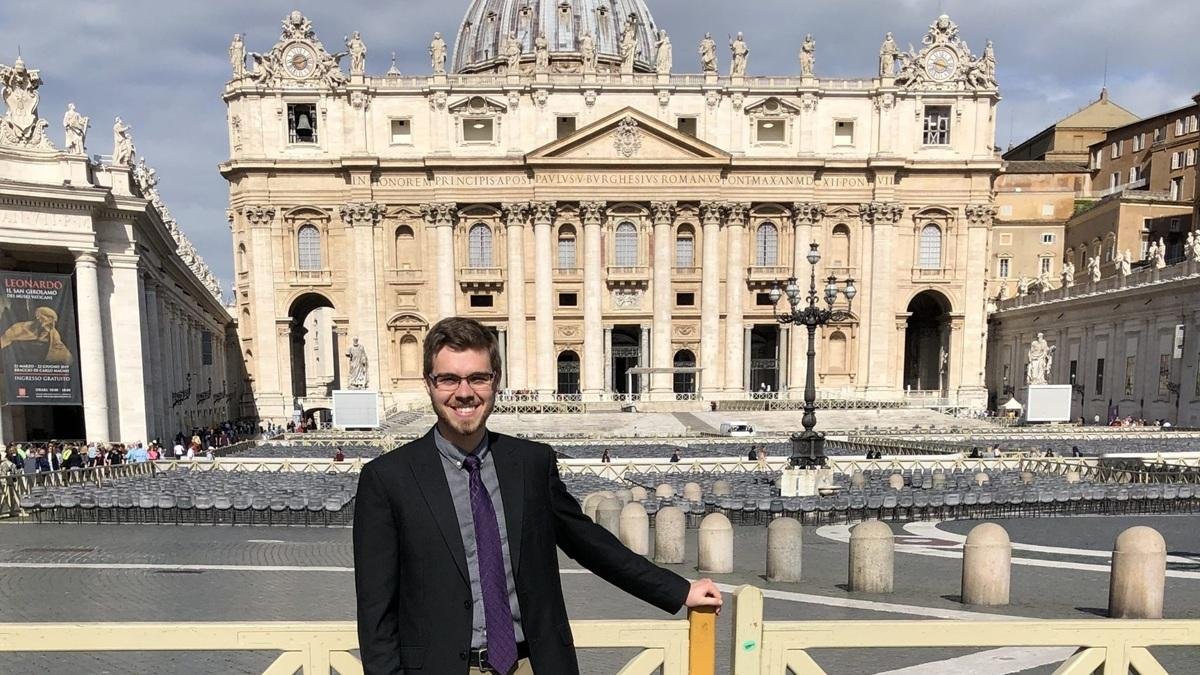 Jonas McKeown, en el Vaticano.