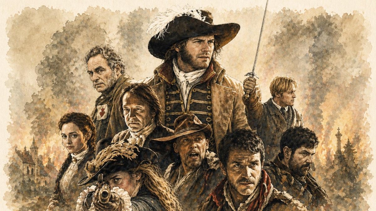 Una acuarela del cartel de la película de la Vendée
