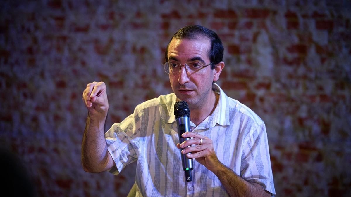 Encuentro con Luis Santamaría en Medialab Matadero Madrid, en el marco del proyecto