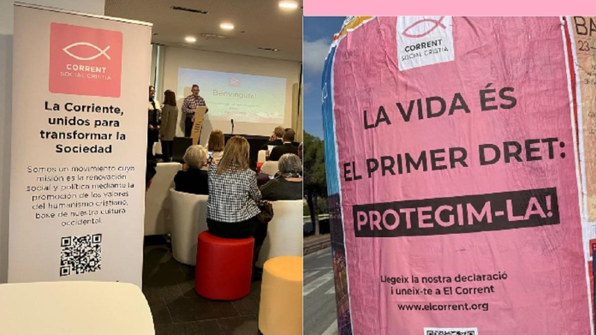 Corriente Social Cristiana realiza encuentros de formación y movilización, y usa carteles y redes sociales para concienciar
