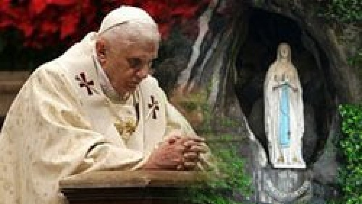 Benedicto XVI explicará el sentido del santuario de Lourdes en su visita al mismo