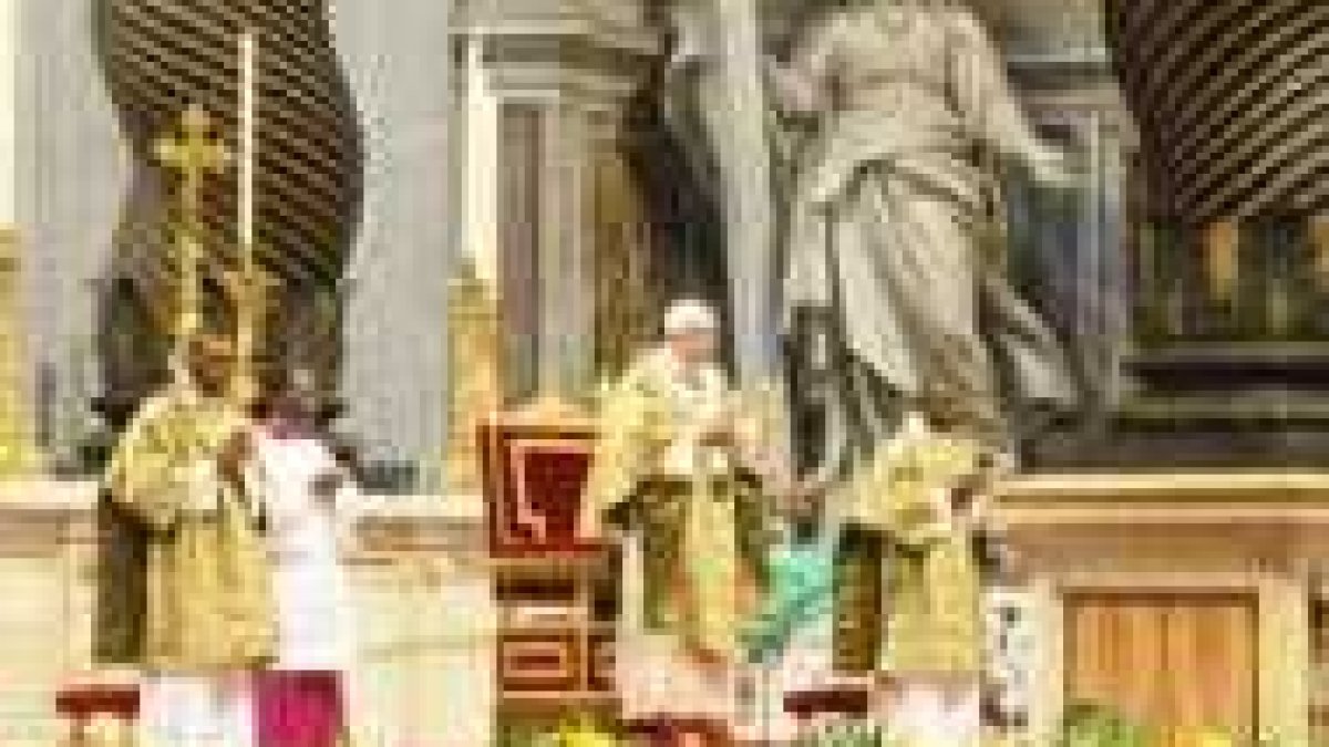 Un grupo de obispos en San Pedro