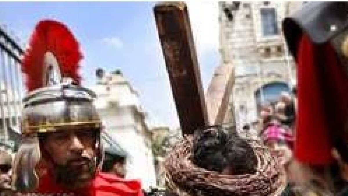 Baja participación de fieles en el Vía Crucis de Jerusalén