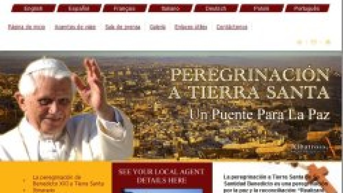 Israel crea una web para el viaje del Papa a Tierra Santa